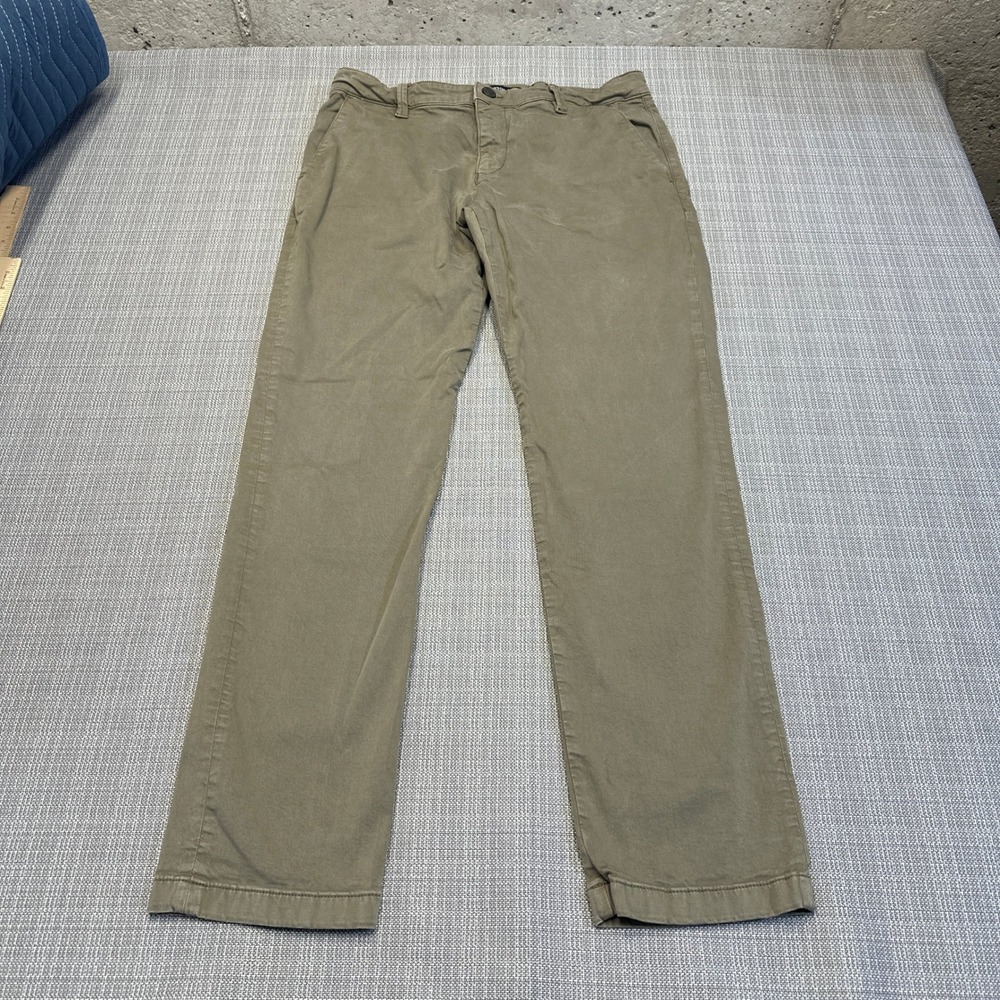 Mavi Edward Chinos‎ Pants 33x32 Khaki Casual Stretch Comfort